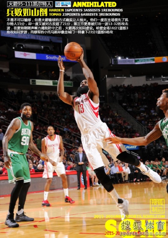 火箭兵败如山倒遭逼平比分战况激烈