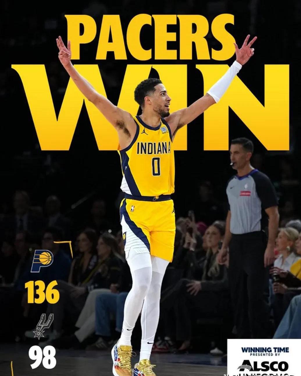 步行者转腾空打铁，乔治带英气破95